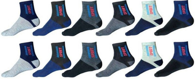 ODDEVEN Men Ankle Length(Pack of 12)