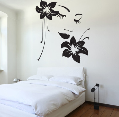 stylishdecor 70 cm s_bedrrommsttylish Self Adhesive Sticker(Pack of 1)
