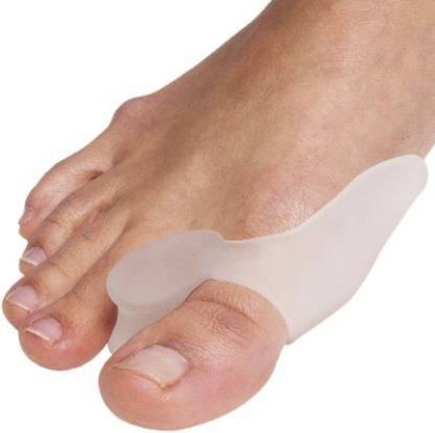 wecare Bunion Pads & Toe Orthotics Thumb Big Bone Orthotics Toe Separators Toe Straightener Bunion Corrector Bunion Relief Kit For Men&Women Free Size - 1 Pair (Pack Of 2)(Pack Of 2)