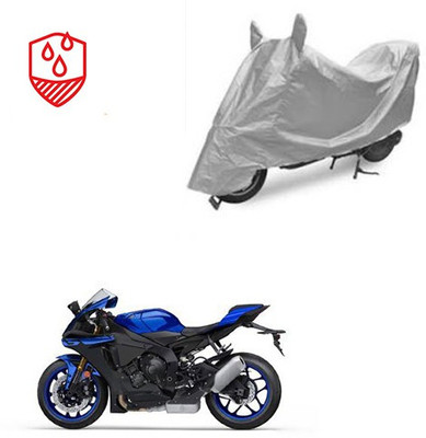 Atulit enterprises Waterproof Two Wheeler Cover for Yamaha(YZF R1, Silver)