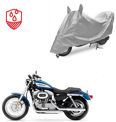 Atulit enterprises Waterproof Two Wheeler Cover for Harley Davidson(XL 883, Silver)