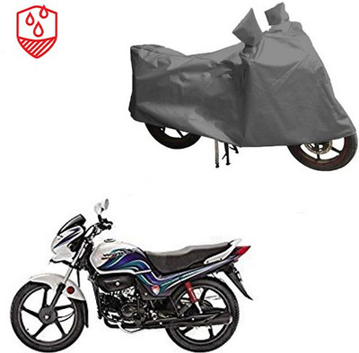 Feel heaven Waterproof Two Wheeler Cover for Hero(Passion Pro TR, Grey)