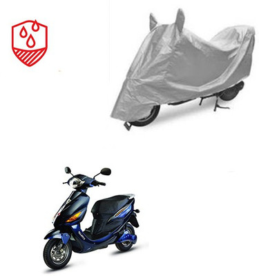SRENTERPRISES Two Wheeler Cover for Hero(Electric Cruz, Silver)