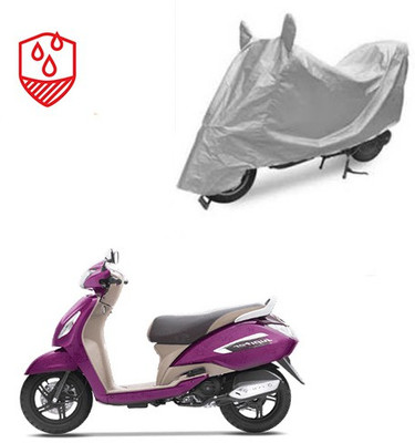 RPSENTTERPR Waterproof Two Wheeler Cover for TVS(Jupiter, Silver)