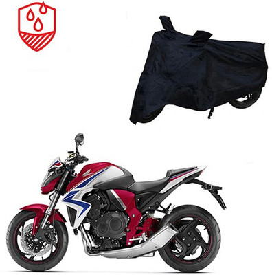 MOTOWORLD Two Wheeler Cover for Honda(CB 1000R, Black)