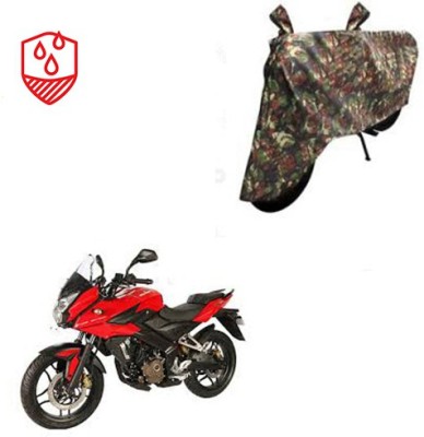 Atulit enterprises Waterproof Two Wheeler Cover for Bajaj(Pulsar AS 150, Multicolor)