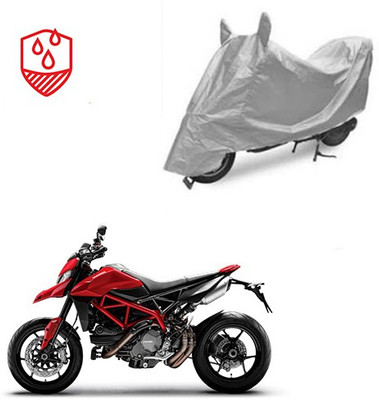 RPSENTTERPR Waterproof Two Wheeler Cover for Ducati(Hyperstrada, Silver)