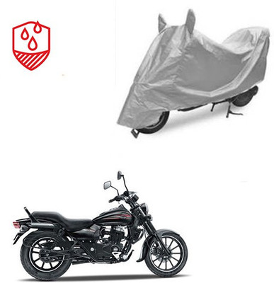 SRENTERPRISES Two Wheeler Cover for Bajaj(Avenger 150 Street, Silver)
