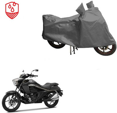 Atulit enterprises Waterproof Two Wheeler Cover for Suzuki(Intruder, Grey)