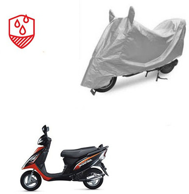 SRENTERPRISES Two Wheeler Cover for TVS(Streek, Silver)
