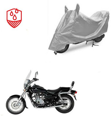 SRENTERPRISES Two Wheeler Cover for Bajaj(Avenger 220 DTS-i, Silver)