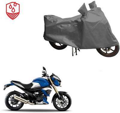 Feel heaven Waterproof Two Wheeler Cover for Mahindra(MOJO XT 300, Grey)