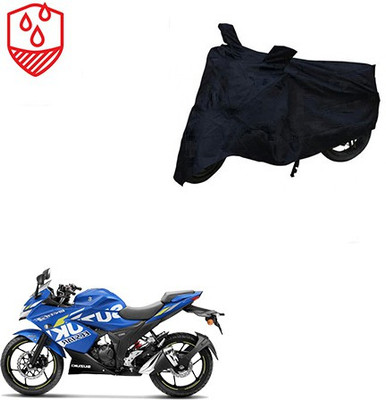Atulit enterprises Waterproof Two Wheeler Cover for Suzuki(Gixxer SF, Black)