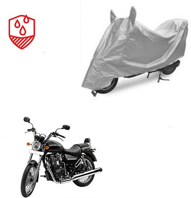 SRENTERPRISES Two Wheeler Cover for Royal Enfield(Thunderbird 350, Silver)