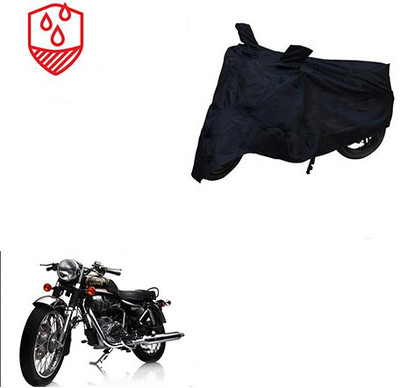 RPSENTTERPR Waterproof Two Wheeler Cover for Royal Enfield(Electra Delux, Black)