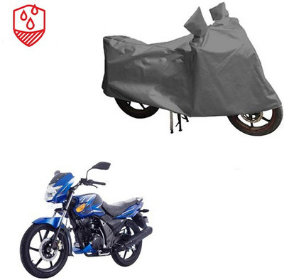 Atulit enterprises Waterproof Two Wheeler Cover for TVS(Flame SR125, Grey)