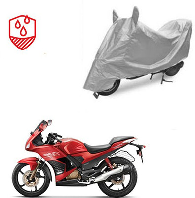 SRENTERPRISES Two Wheeler Cover for Hero(Karizma ZMR, Silver)