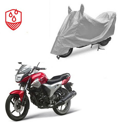 Atulit enterprises Waterproof Two Wheeler Cover for Yamaha(SZ X, Silver)