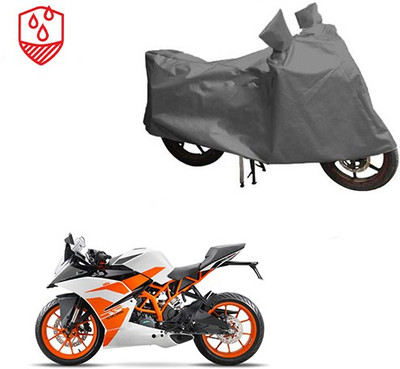 Feel heaven Waterproof Two Wheeler Cover for KTM(Duke 200, Grey)