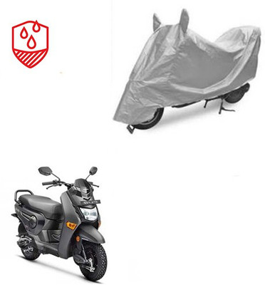 SRENTERPRISES Two Wheeler Cover for Honda(Cliq, Silver)