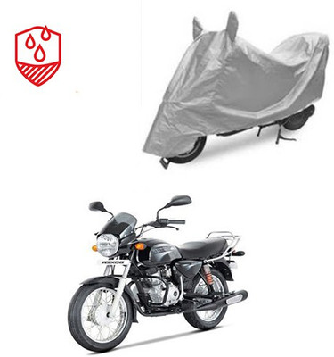 Atulit enterprises Waterproof Two Wheeler Cover for Bajaj(Boxer, Silver)