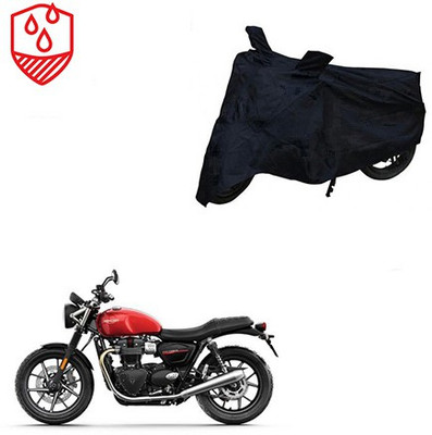 Atulit enterprises Waterproof Two Wheeler Cover for Triumph(Twin spark, Black)