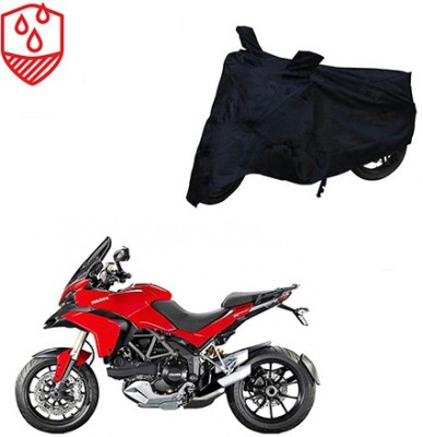 Atulit enterprises Waterproof Two Wheeler Cover for Ducati(Multistrada, Black)