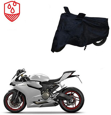 MOTOWORLD Two Wheeler Cover for Ducati(899 Panigale, Black)