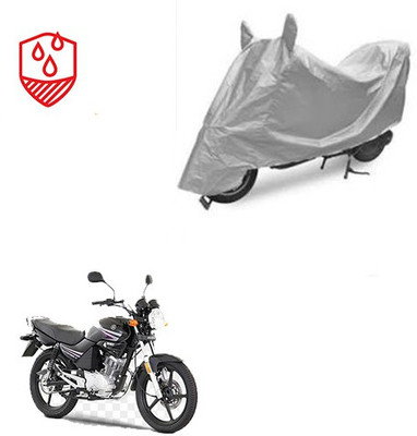 SRENTERPRISES Two Wheeler Cover for Yamaha(Libero, Silver)