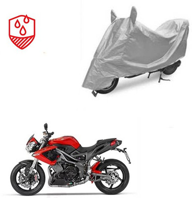 Atulit enterprises Waterproof Two Wheeler Cover for DSK Benelli(TNT R, Silver)