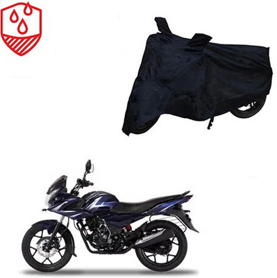 SRENTERPRISES Two Wheeler Cover for Bajaj(Discover 150 f, Black)