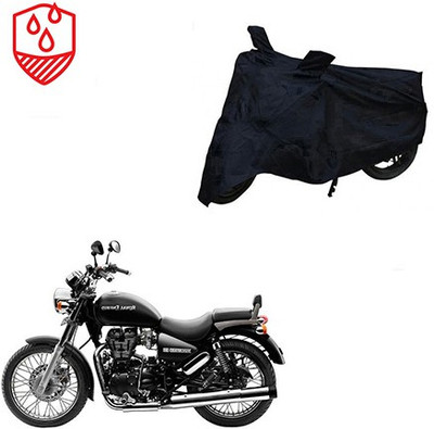RPSENTTERPR Waterproof Two Wheeler Cover for Royal Enfield(Thunderbird 500, Black)