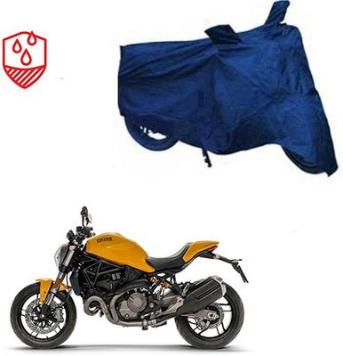 RPSENTTERPR Waterproof Two Wheeler Cover for Ducati(Monster 821, Blue)