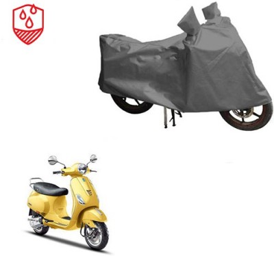 KazamaKraft Waterproof Two Wheeler Cover for Piaggio(Vespa SXL, Grey)