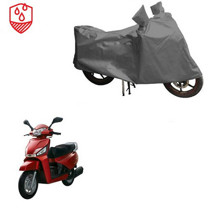 RPSENTTERPR Waterproof Two Wheeler Cover for Mahindra(Gusto, Grey)