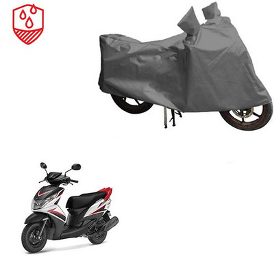 Feel heaven Waterproof Two Wheeler Cover for Yamaha(Ray Z, Grey)
