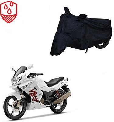 Mdstar Waterproof Two Wheeler Cover for Hero(Karizma, Black)
