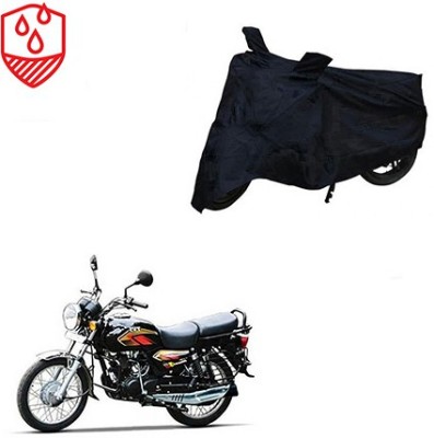 Motoworld Two Wheeler Cover for TVS(Max 4R, Black)