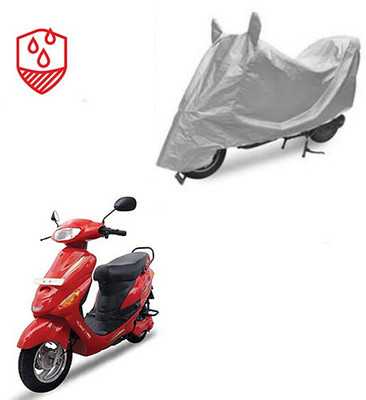 SRENTERPRISES Two Wheeler Cover for Hero(E Sprint, Silver)