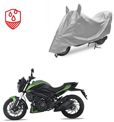 Atulit enterprises Waterproof Two Wheeler Cover for Bajaj(Dominar, Silver)
