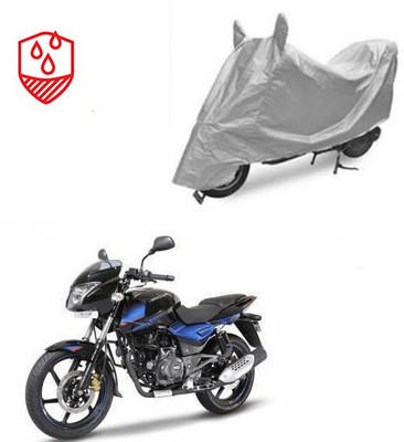 RPSENTTERPR Waterproof Two Wheeler Cover for Bajaj(Pulsar 150 DTS-i, Silver)