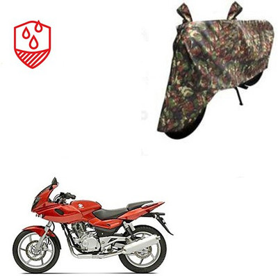 RPSENTTERPR Waterproof Two Wheeler Cover for Bajaj(Pulsar 220 DTS-i, Multicolor)