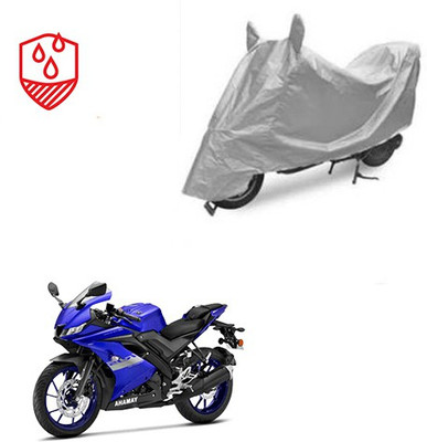 Atulit enterprises Waterproof Two Wheeler Cover for Yamaha(R15 V3, Silver)