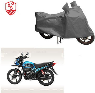 Feel heaven Waterproof Two Wheeler Cover for Honda(Passion Pro TR, Grey)