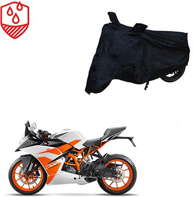 RPSENTTERPR Waterproof Two Wheeler Cover for KTM(Duke 200, Black)