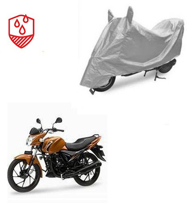 SRENTERPRISES Two Wheeler Cover for Suzuki(Sling, Silver)