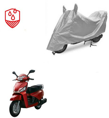 Atulit enterprises Waterproof Two Wheeler Cover for Mahindra(Gusto, Silver)