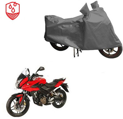 RPSENTTERPR Waterproof Two Wheeler Cover for Bajaj(Pulsar AS 150, Grey)