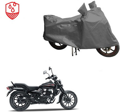 Atulit enterprises Waterproof Two Wheeler Cover for Bajaj(Avenger 150 Street, Grey)