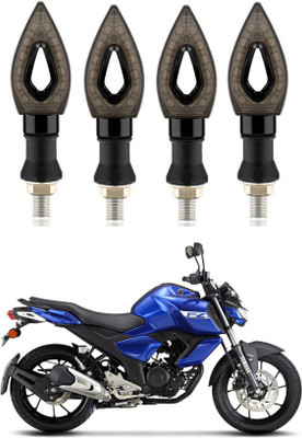 Delhismart Side LED Indicator Light for Yamaha FZ16(Blue)